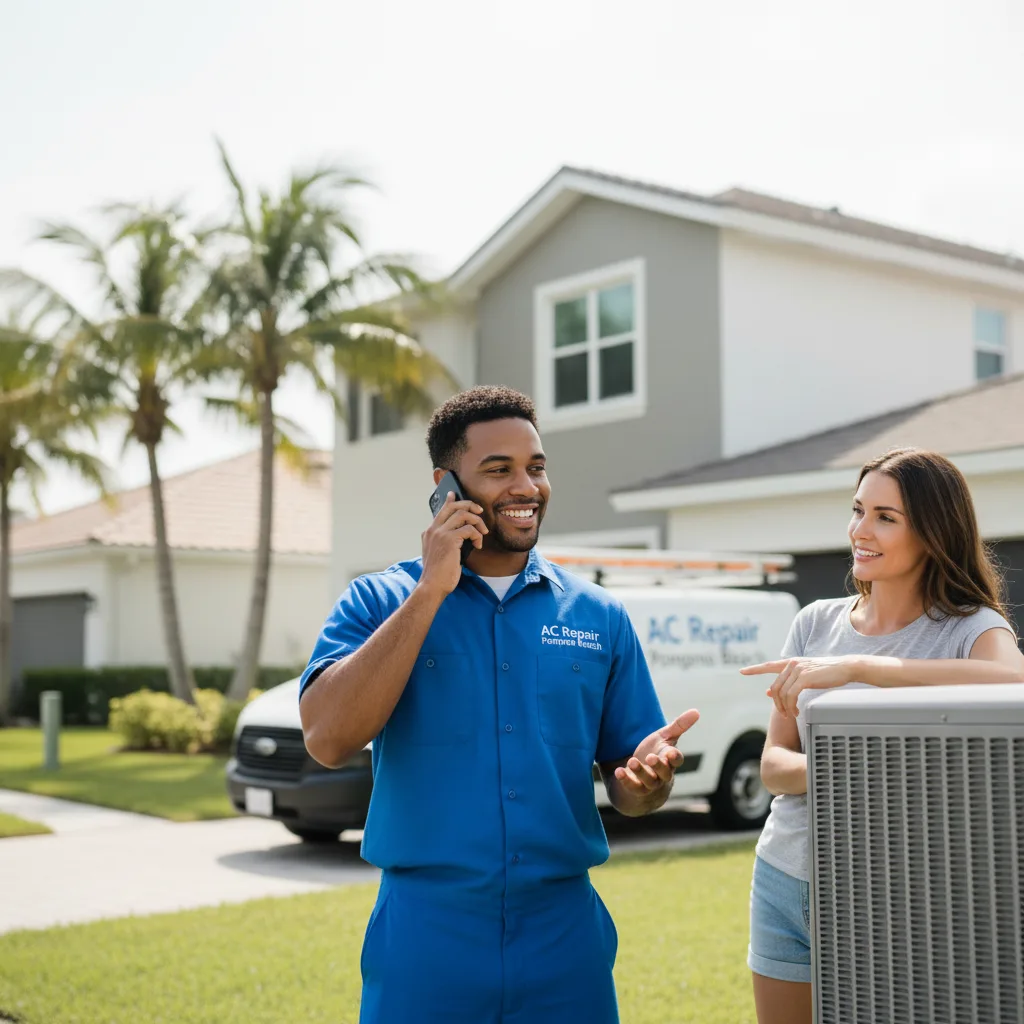 AC Repair Pompano Beach customer support in La Marque